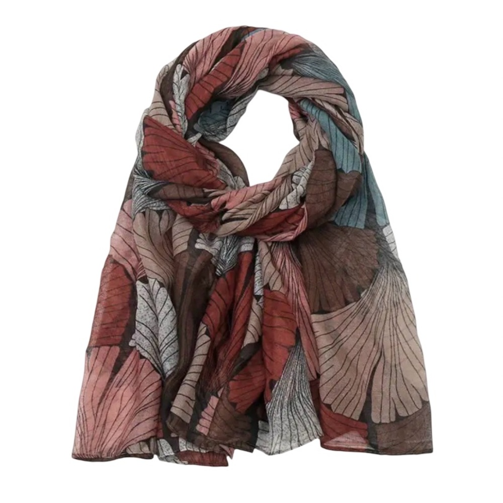 Multicolor Scarf Shawl Lightweight Elegant Wrap Neck Scarf Boutique Polyester - Picture 4 of 5